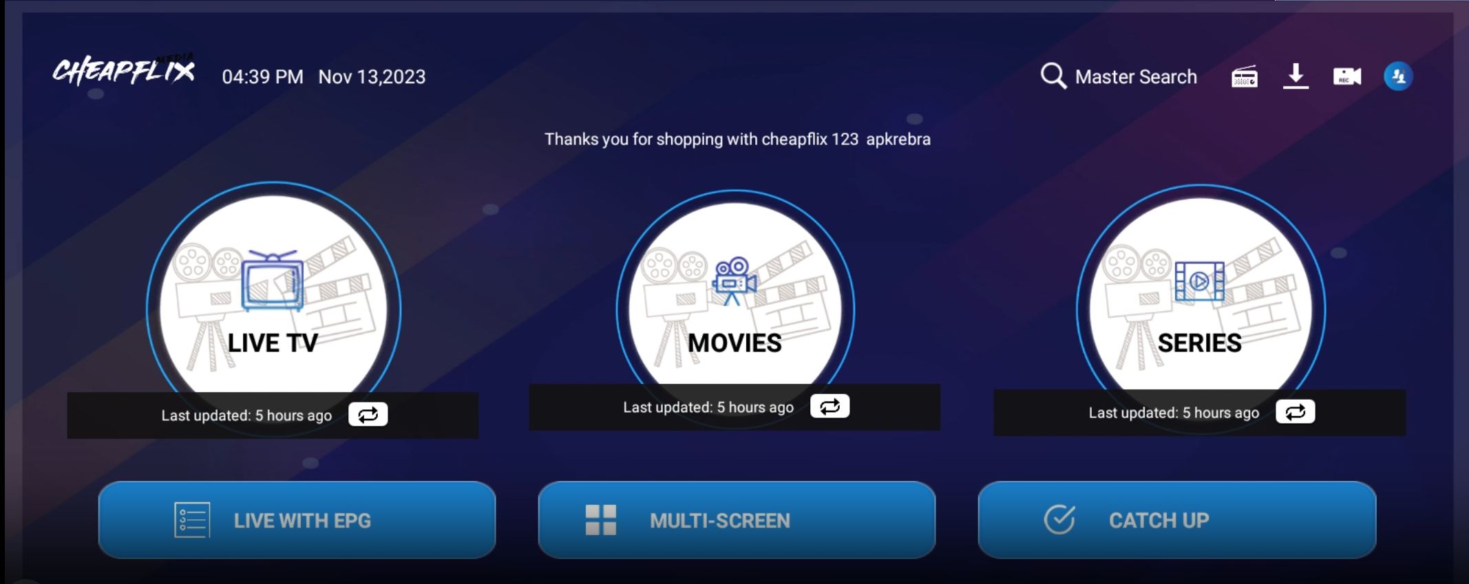 Smarters v4 with RSS Feed