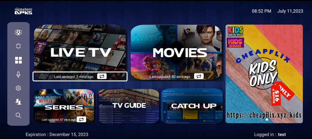 Smarters Signature V3 w/ ads